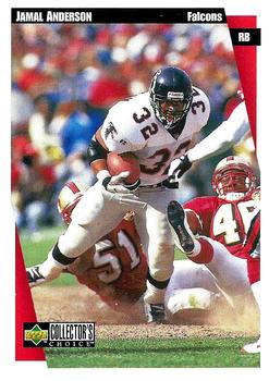 Jamal Anderson Atlanta Falcons 1997 Upper Deck Collector's Choice NFL #179